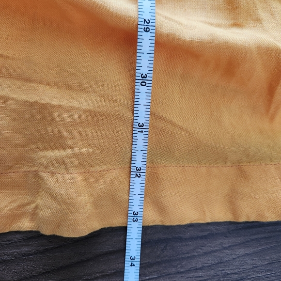 Anthropologie Linen Blend One Shoulder Mini Dress XXS Oversized Cottage Beach - Picture 8 of 8